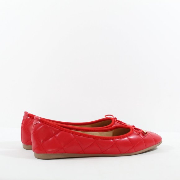 Women's Quilted Flats - Red 41EU - Picture 2 of 6